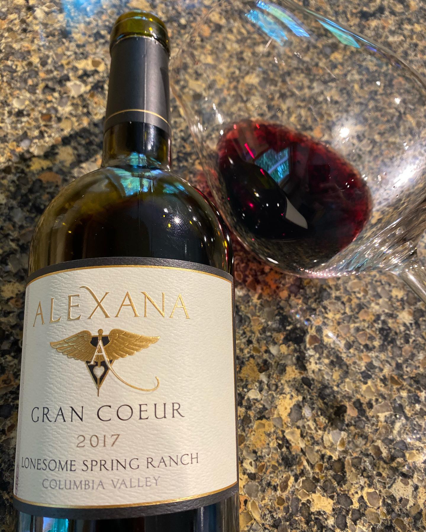 While the watermelon is smoking I am sipping on a 2017 Gran Coeur from Alexana. It is a…