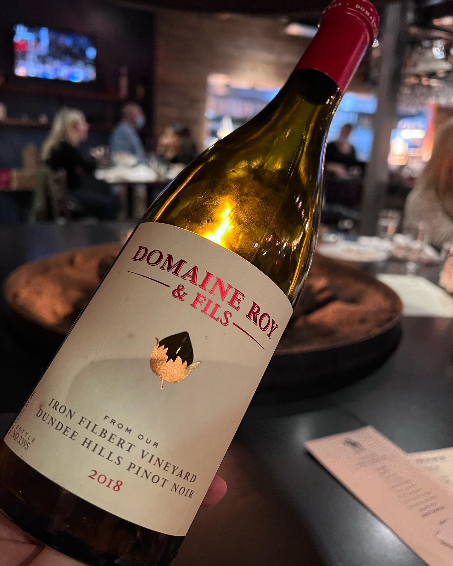 The other night I opened up a 2018 Iron Filbert Pinot from Domaine Roy, and it instantl…
