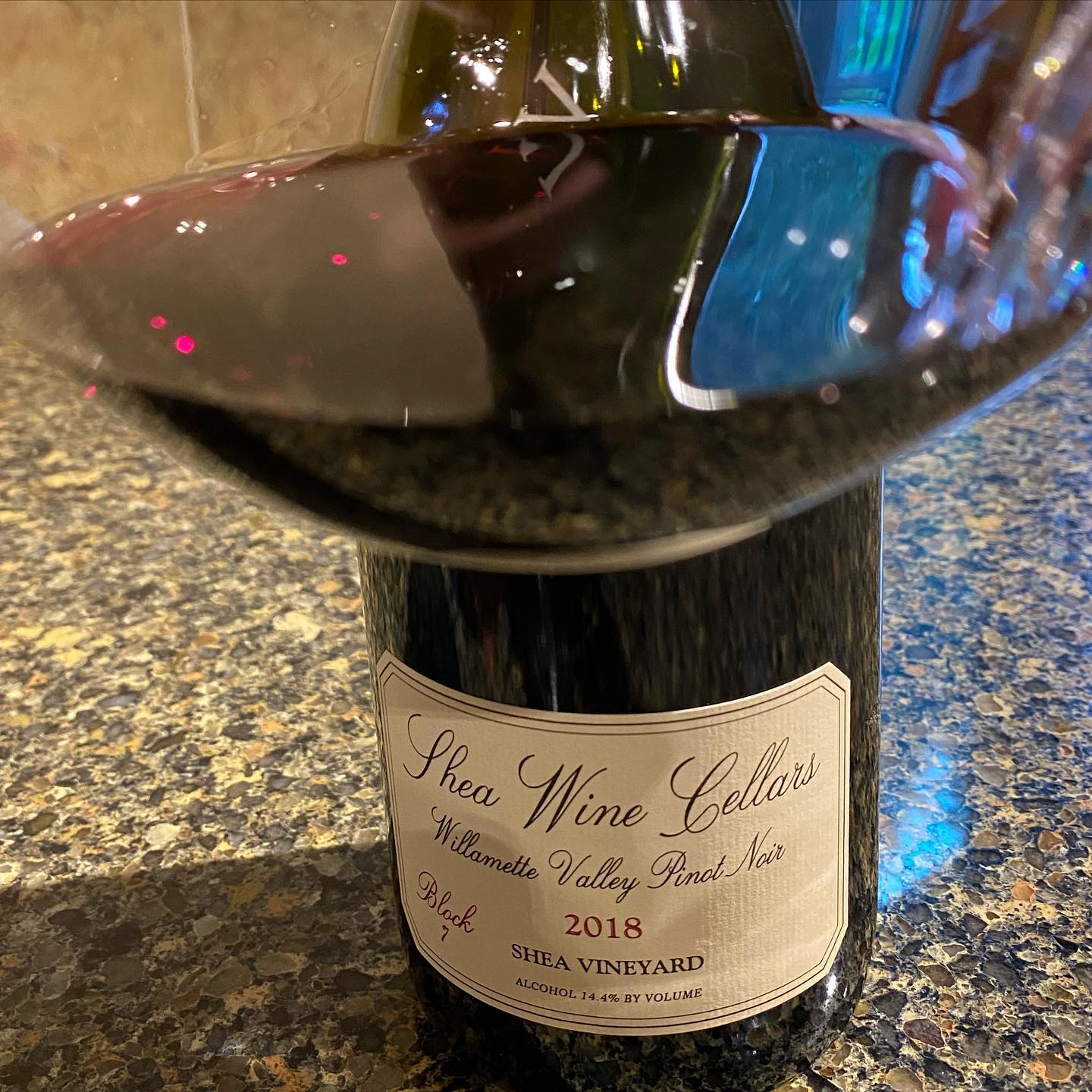 I could have gotten a better picture for this 2018 Block 7 Shea Pinot, and for some rea…
