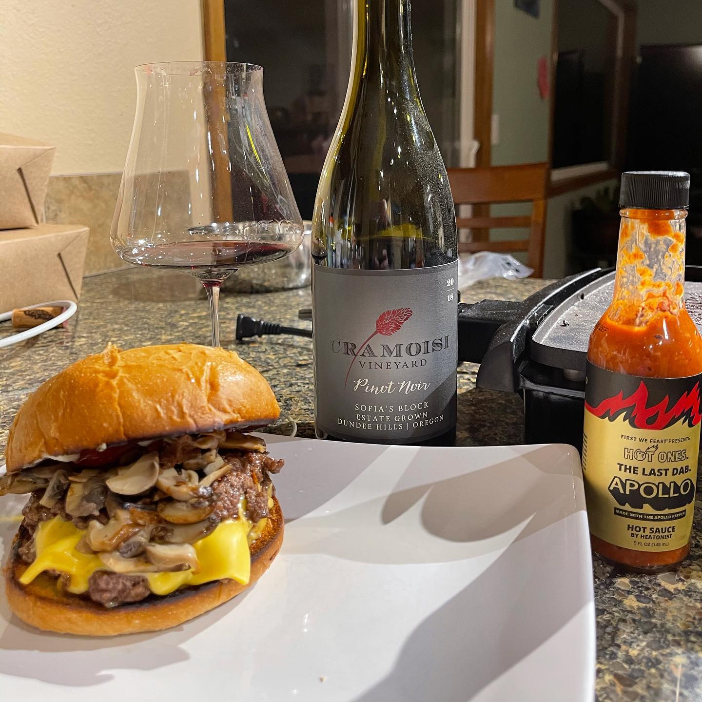 I have been experimenting with “Smash Burgers,” and tonight’s experiment added some mus…