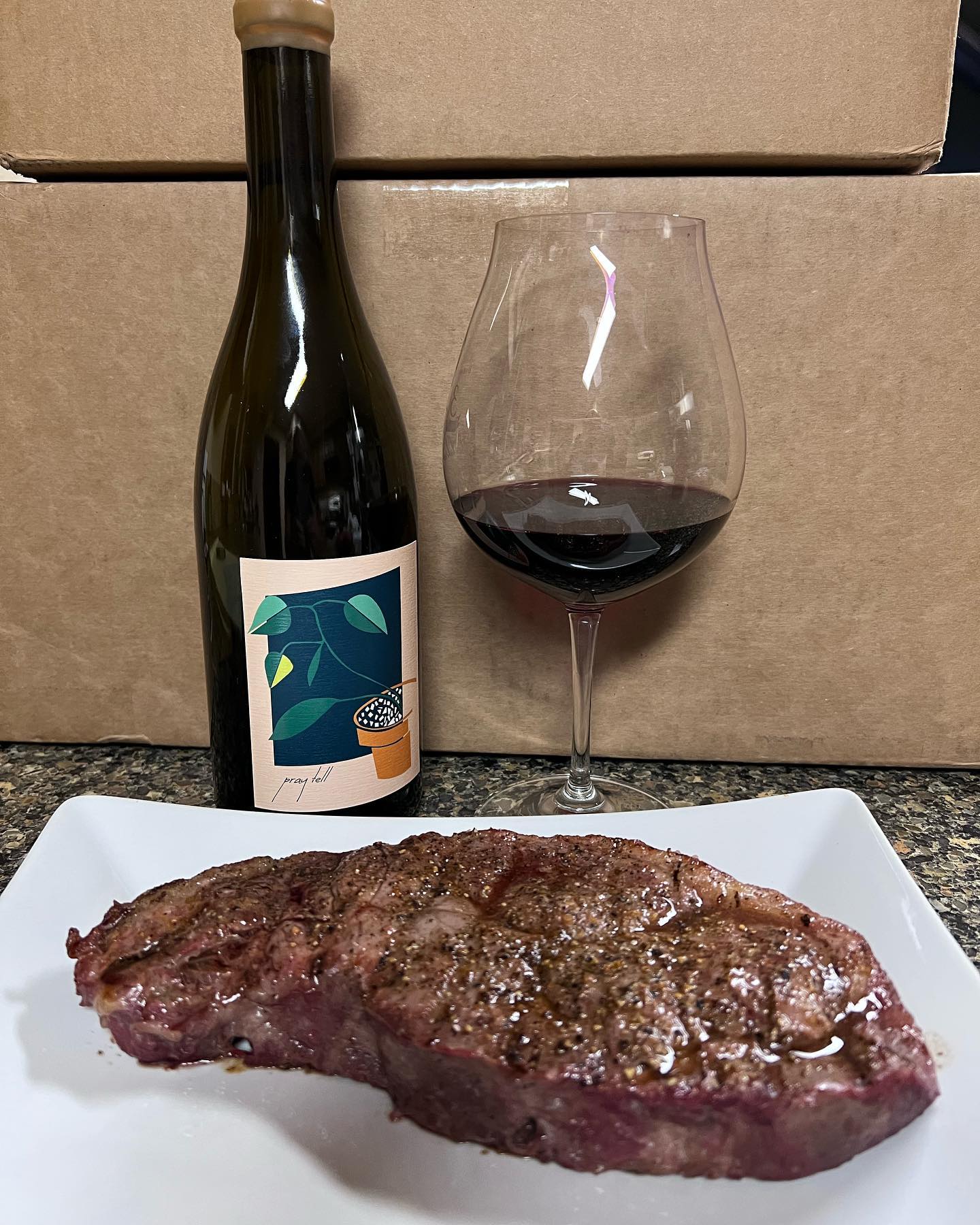 What does one do after spending all day in wine country?