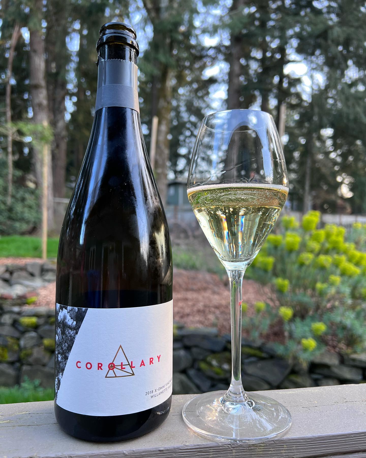 What does one do when there is a little less than a glass left of Sparkling after A.J.’…